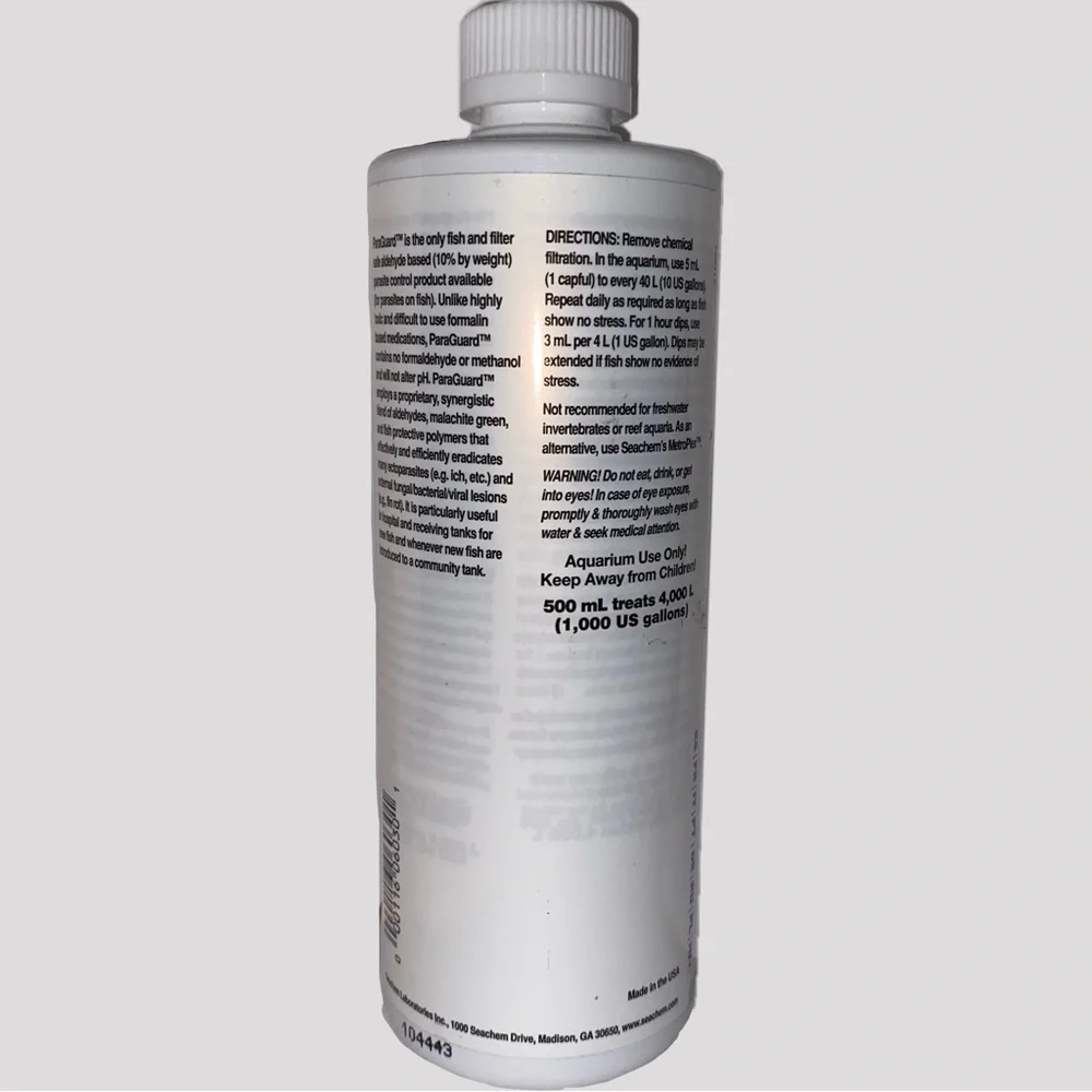 Seachem ParaGuard 500 mL for Marine/Freshwater Aquariums